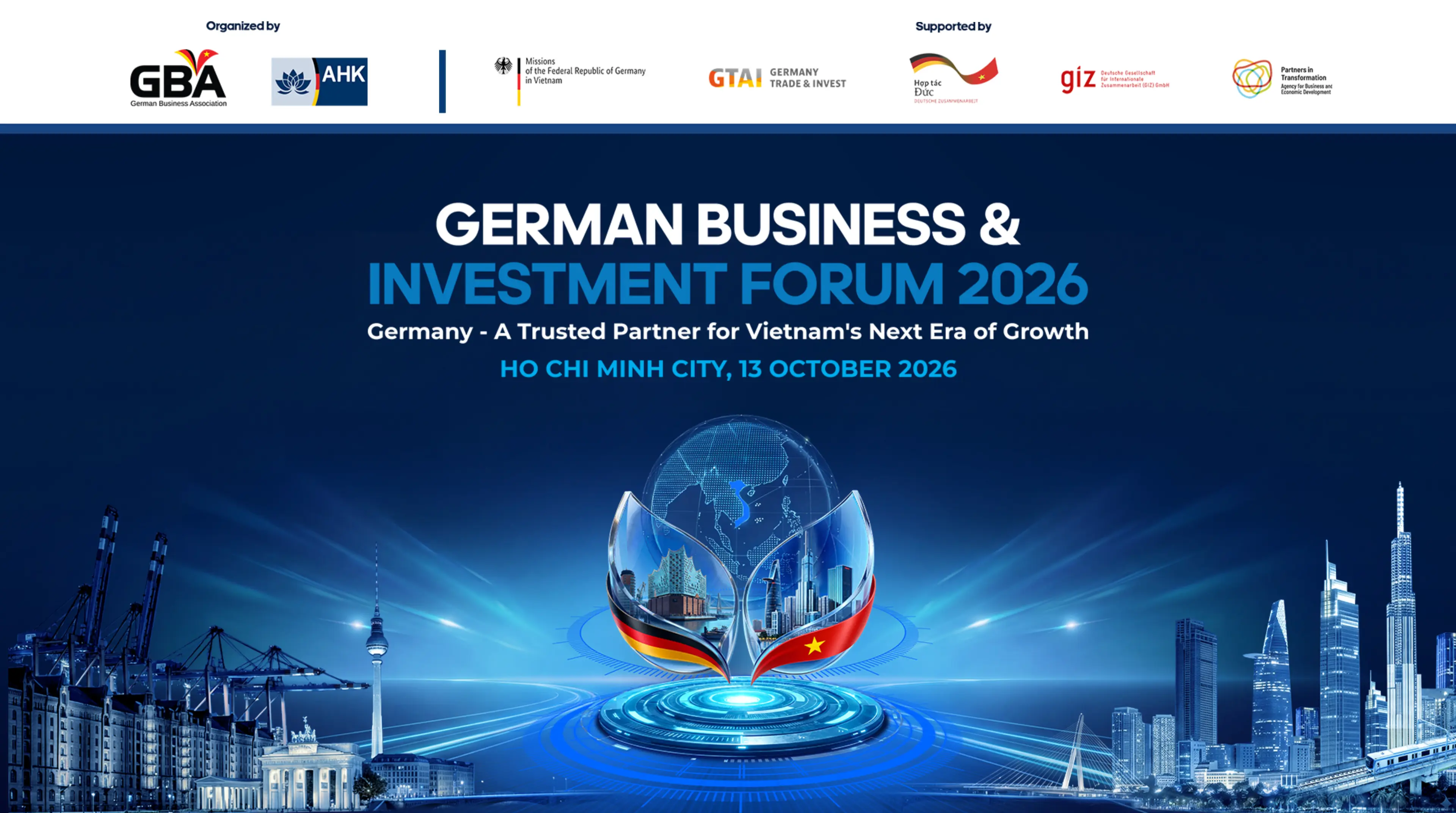 German Business & Investment Forum 2026 event at JW Marriott Hotel & Suites Saigon in Ho Chi Minh City.