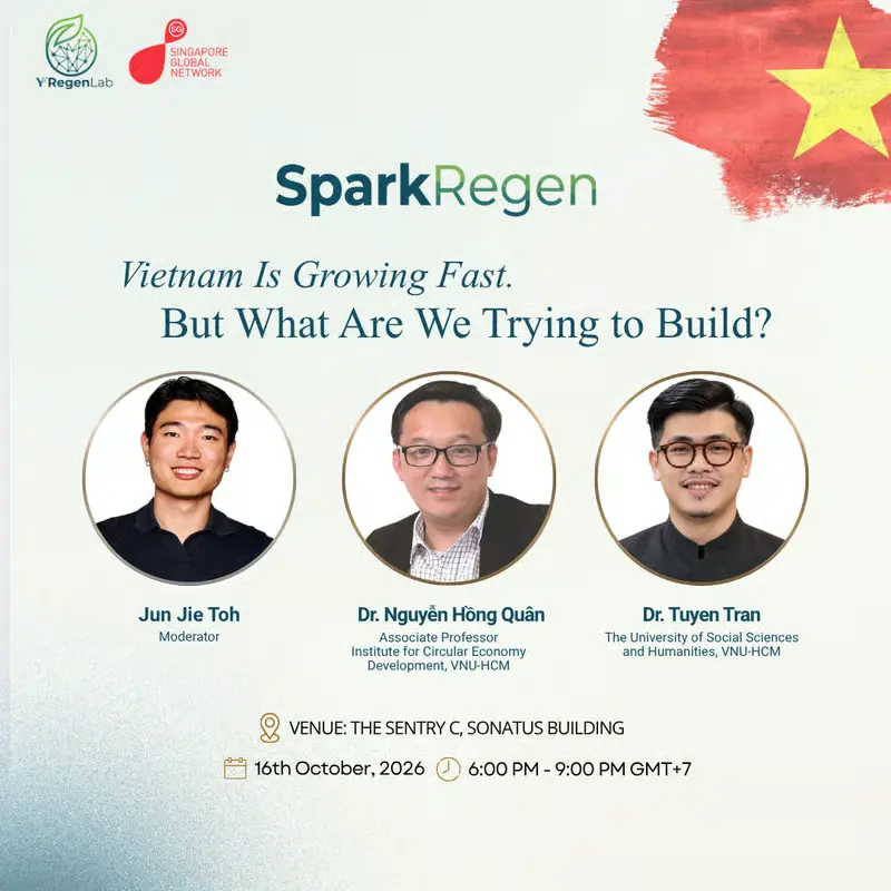 SparkRegen: Can Vietnam Grow Without Leaving More Behind? event at The Sentry C in Ho Chi Minh City.