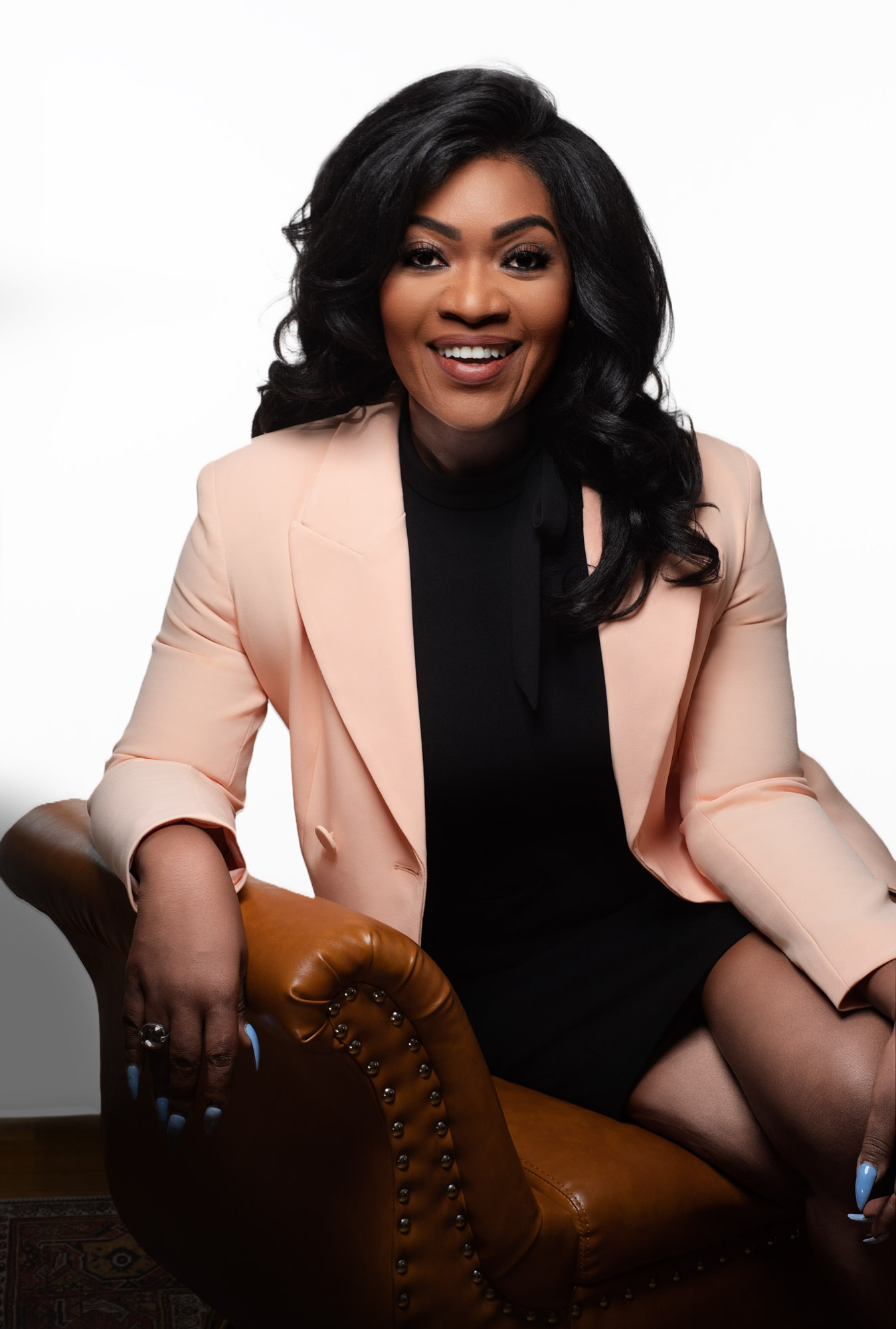 Executive headshot of black female industry leader in Charleston SC