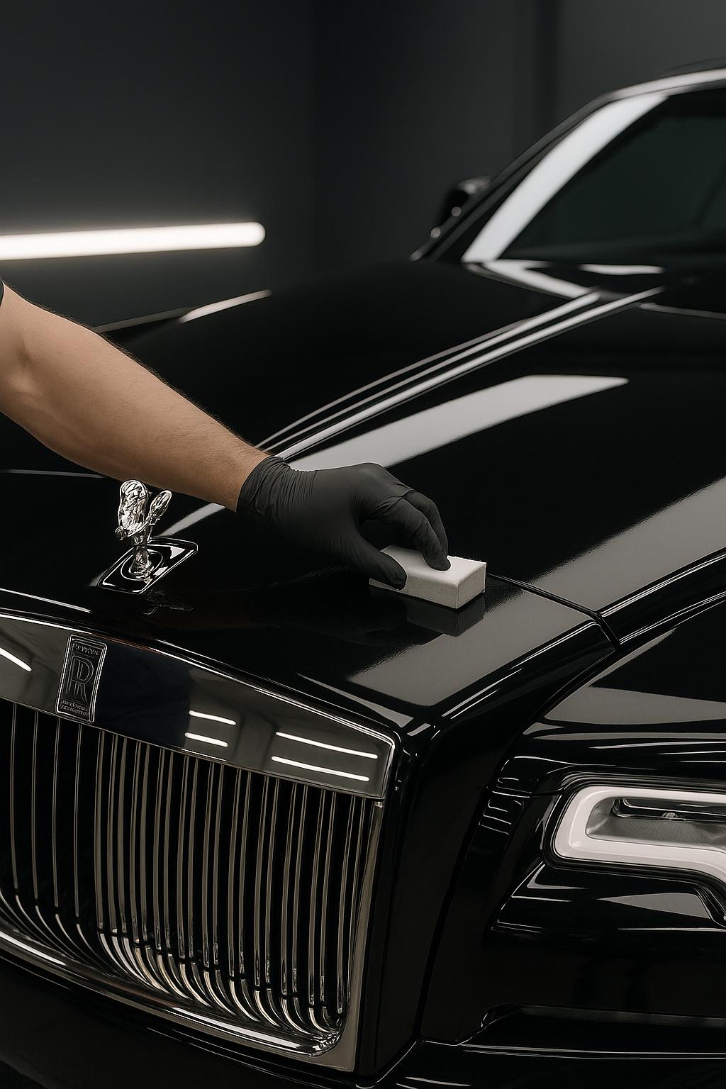 Ceramic Coating on Rolls Royce Paint Correction Boca Raton
