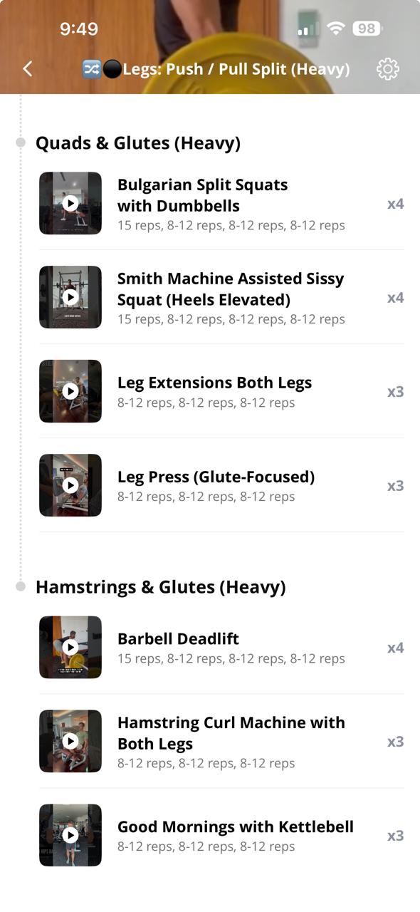 App feature preview