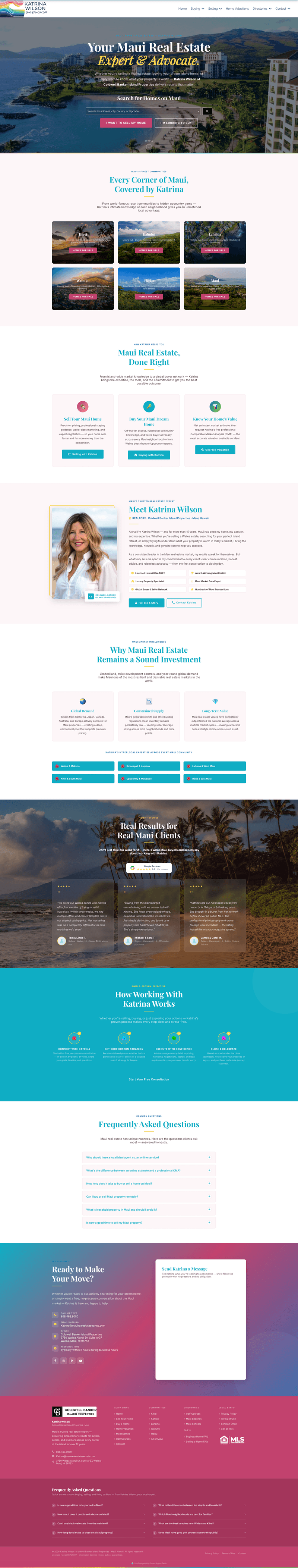 Secrets of Maui Real Estate Website