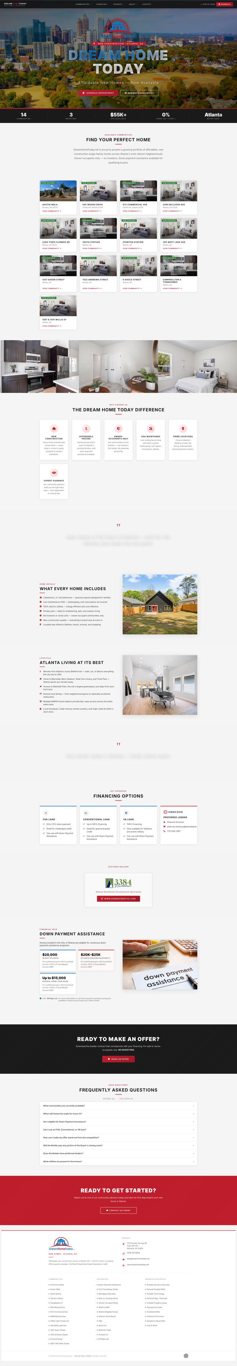 Dream Home Today Website