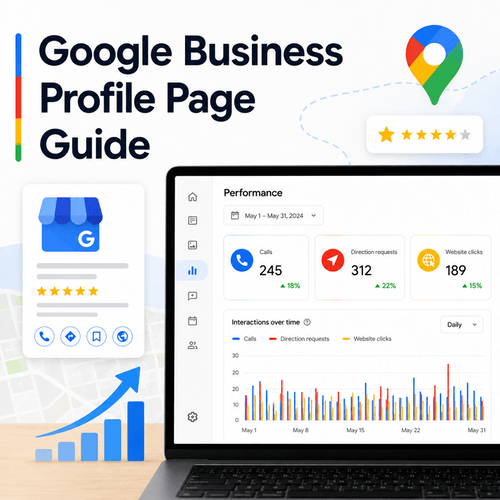 Preview of the Google Business Profile setup and optimization guide