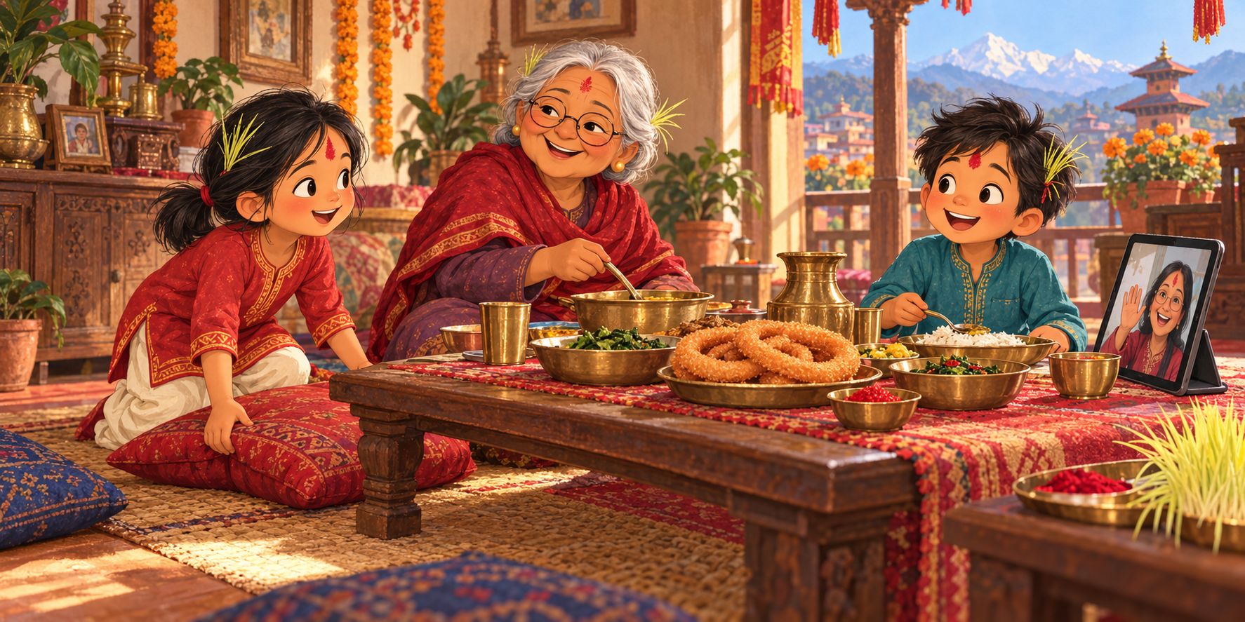 Traditions to discover — kite flying, bamboo swings and festive reunions