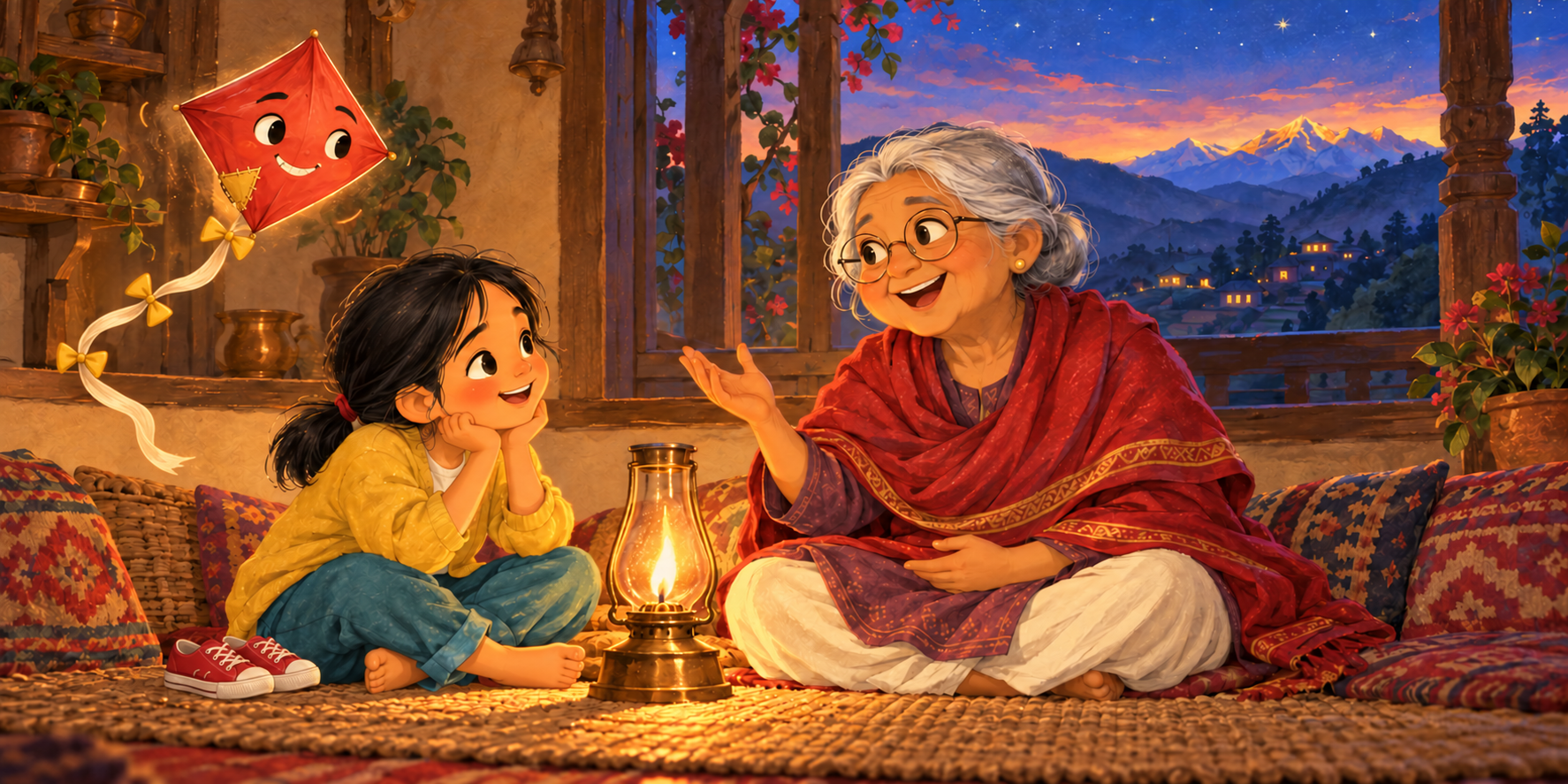 Mira and the Dashain Wish Kite Cover