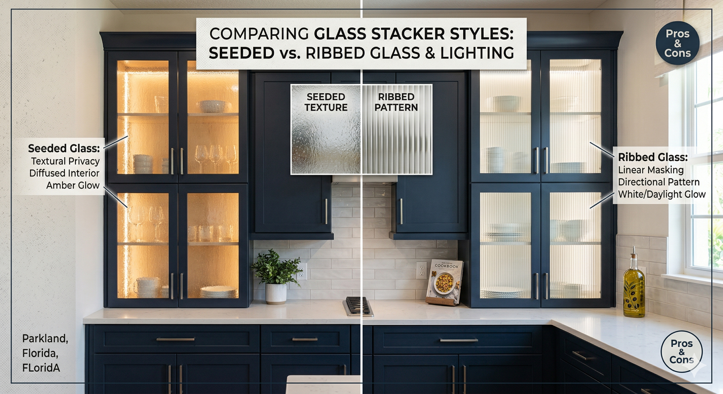 Glass stacker cabinets 