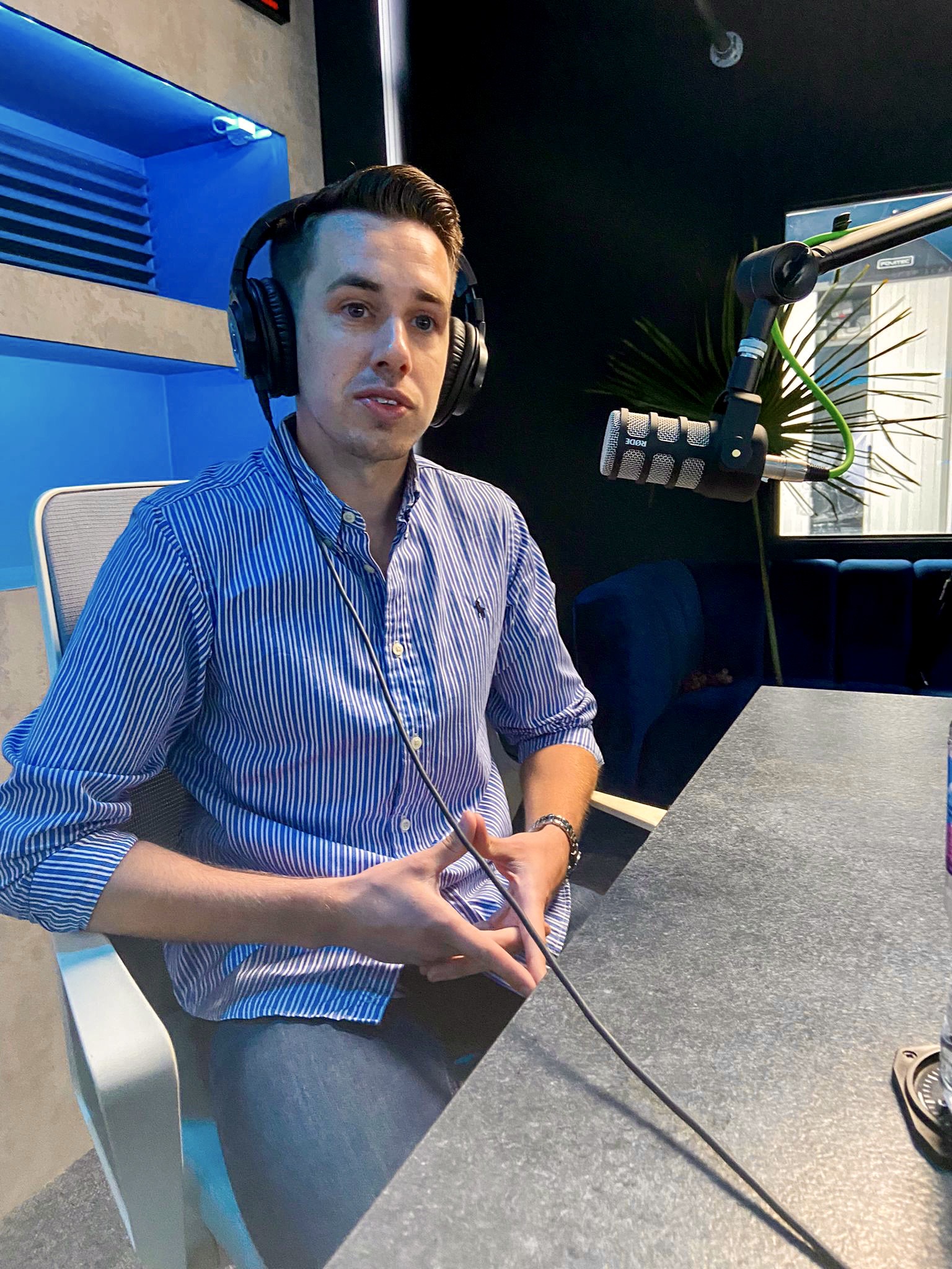 Ryan on podcast