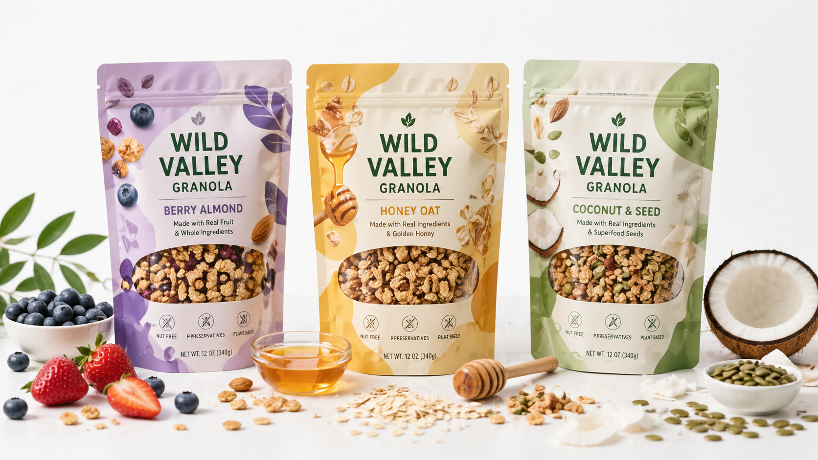 Custom food packaging pouches by PackMint