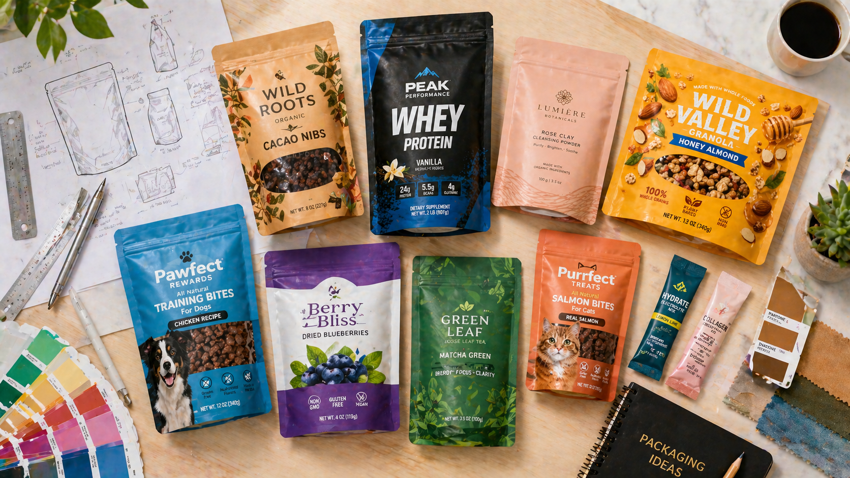 Complete guide to choosing the right custom pouch for your product
