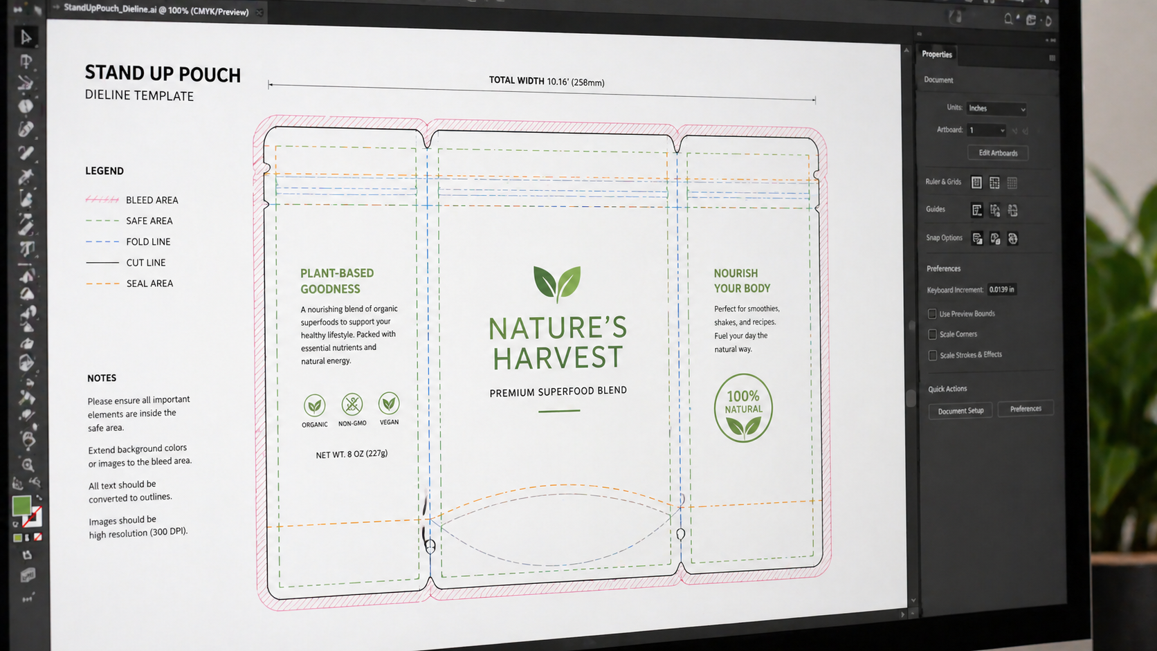 Packaging design templates