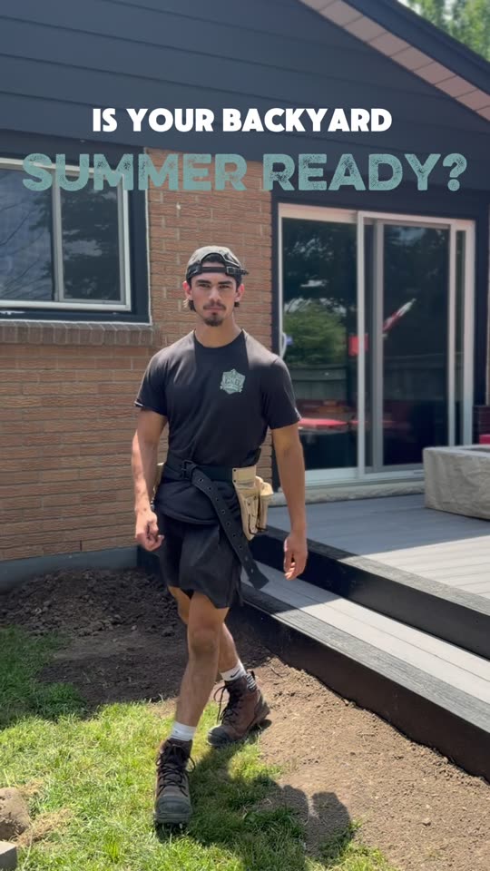 Real client ad for a deck builder