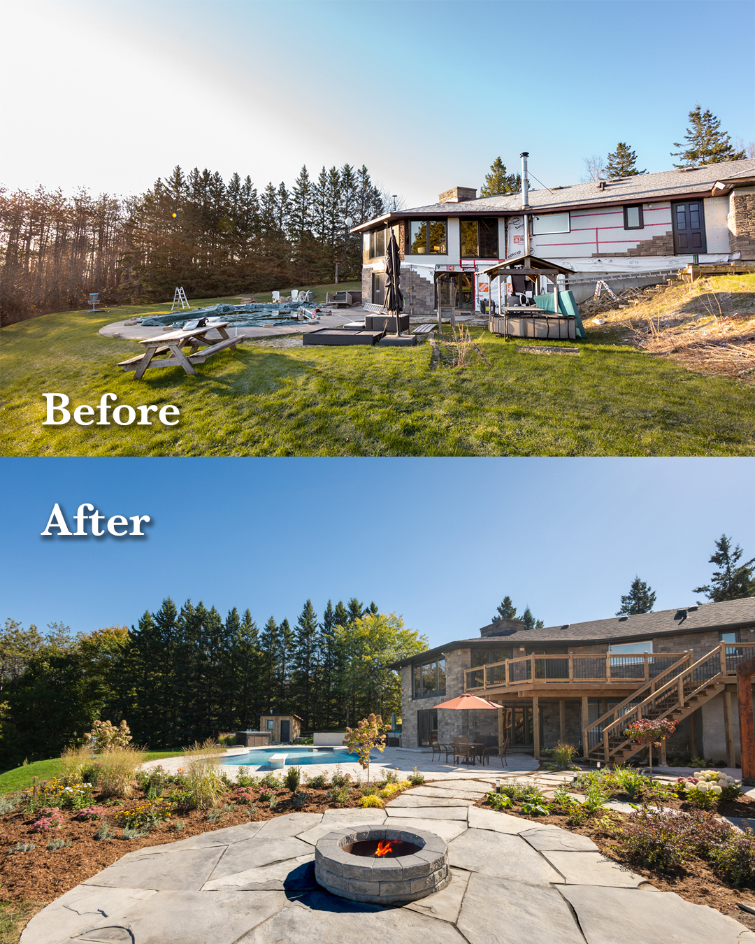 MK Landscaping patio project