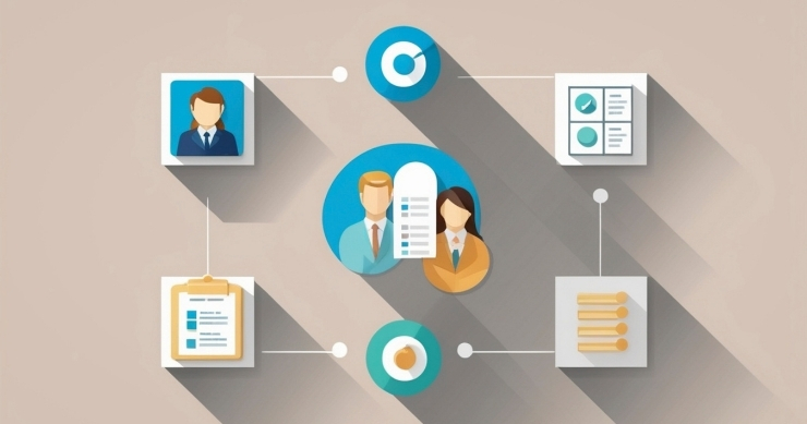 Real estate agent reviewing monthly pipeline and revenue forecast chart for predictable income planning.
