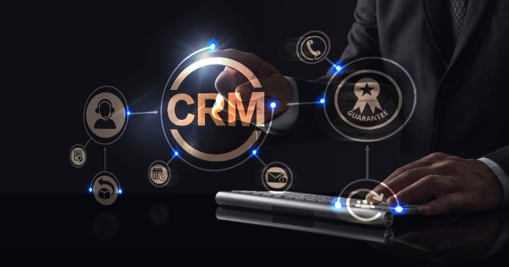 Real estate CRM system displaying structured pipeline and lead management workflow.