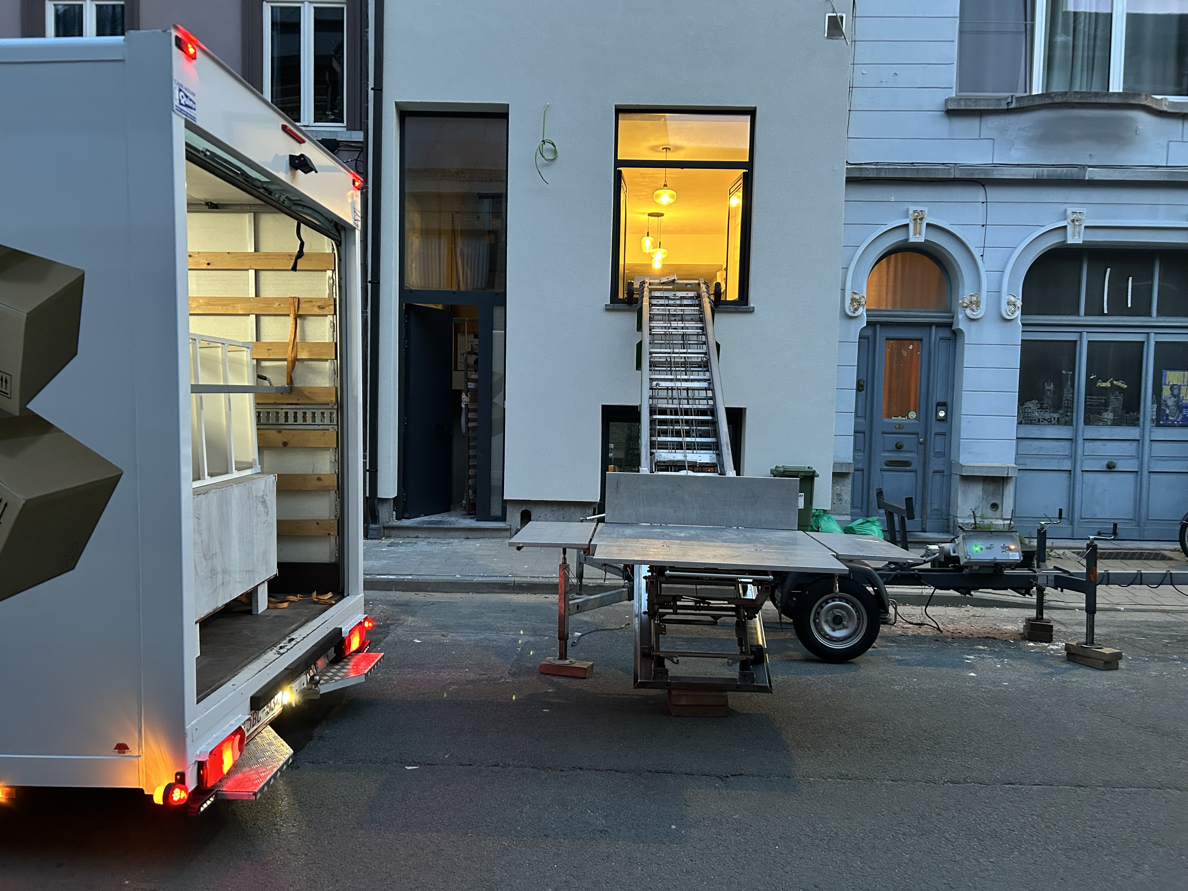 Verhuizing in uitvoering