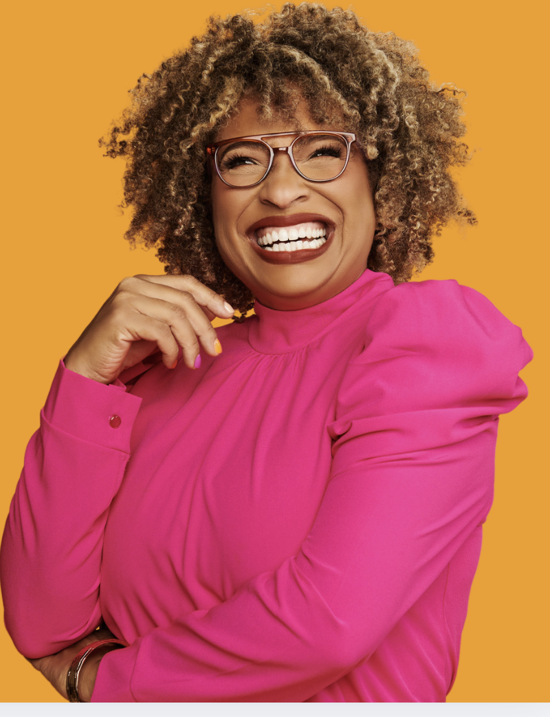 Executive keynote speaker on stage