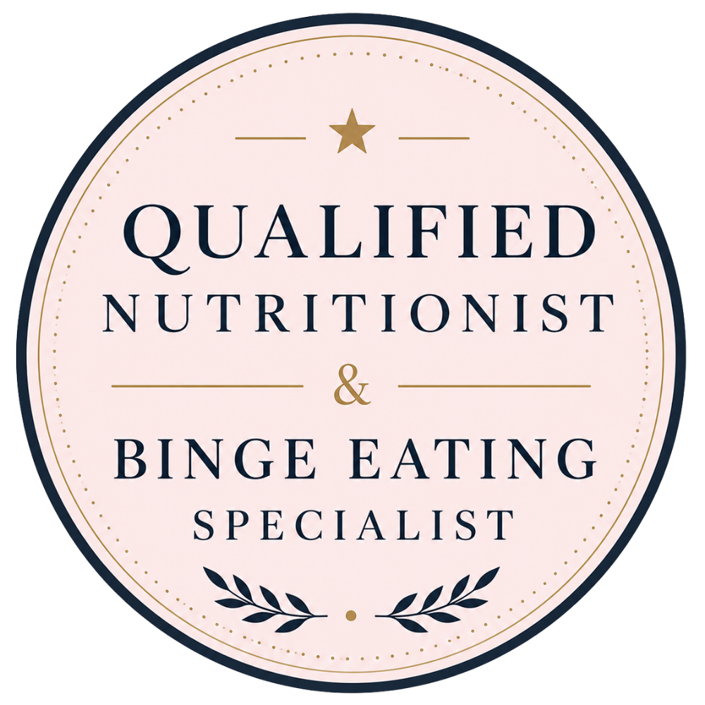 Binge eating specialist official badge