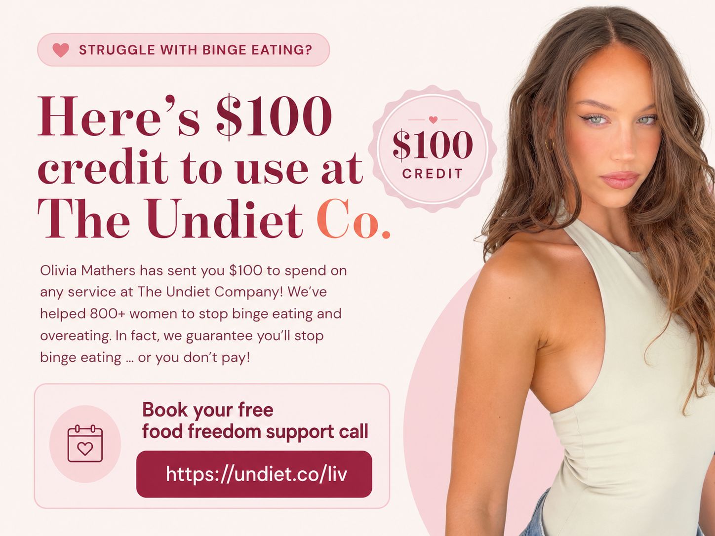 Olivia Mathers Undiet Referral