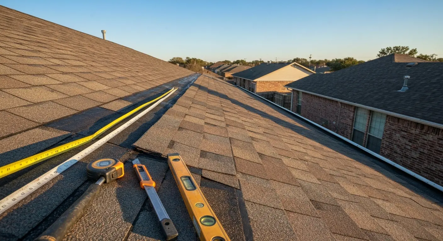Storm damage roof repair