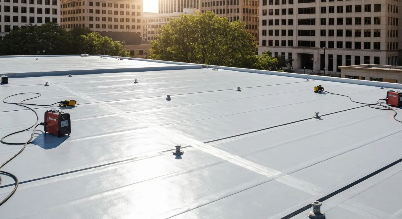 TPO membrane roofing system