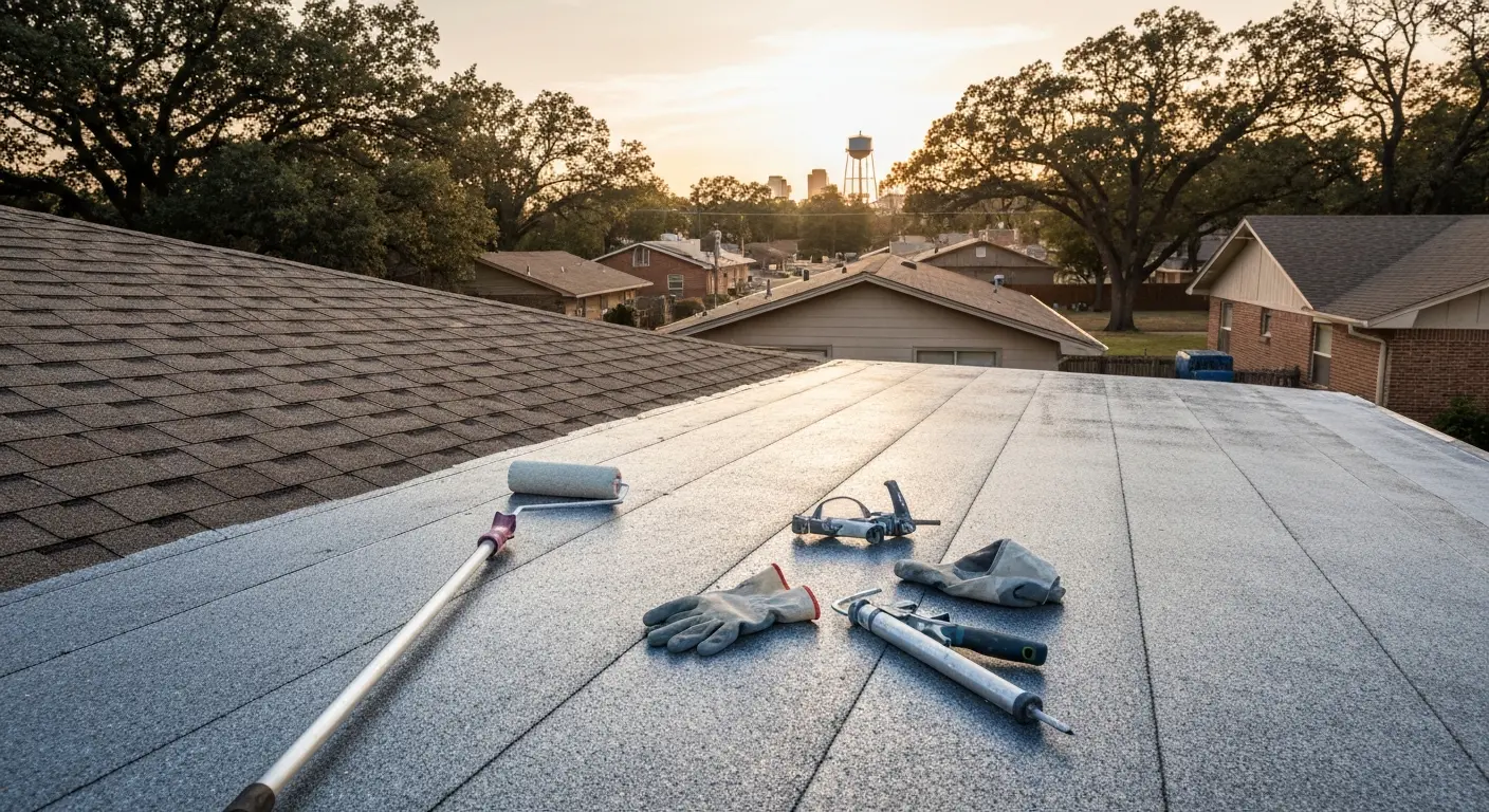 Roof coating service