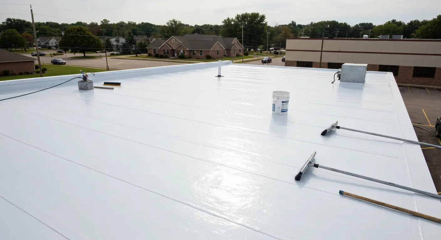 Commercial roofing project