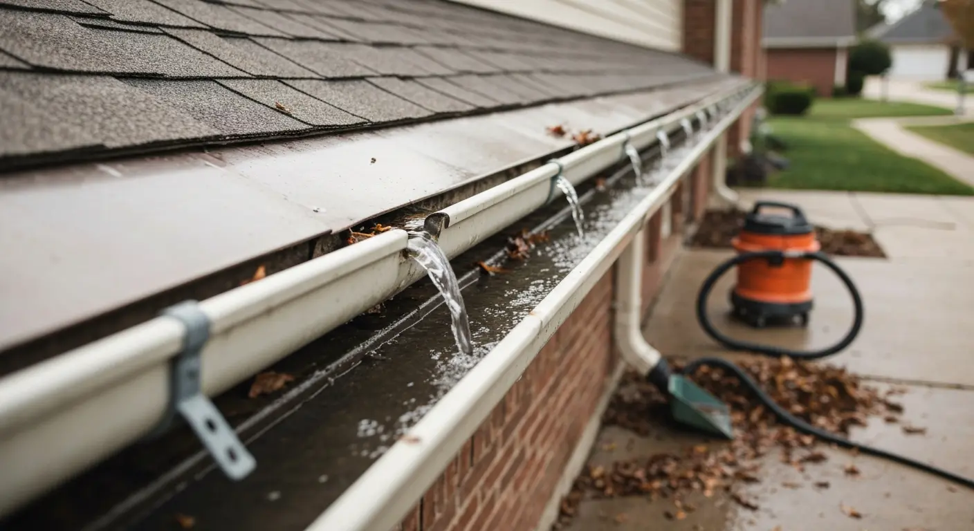 Gutter cleaning service