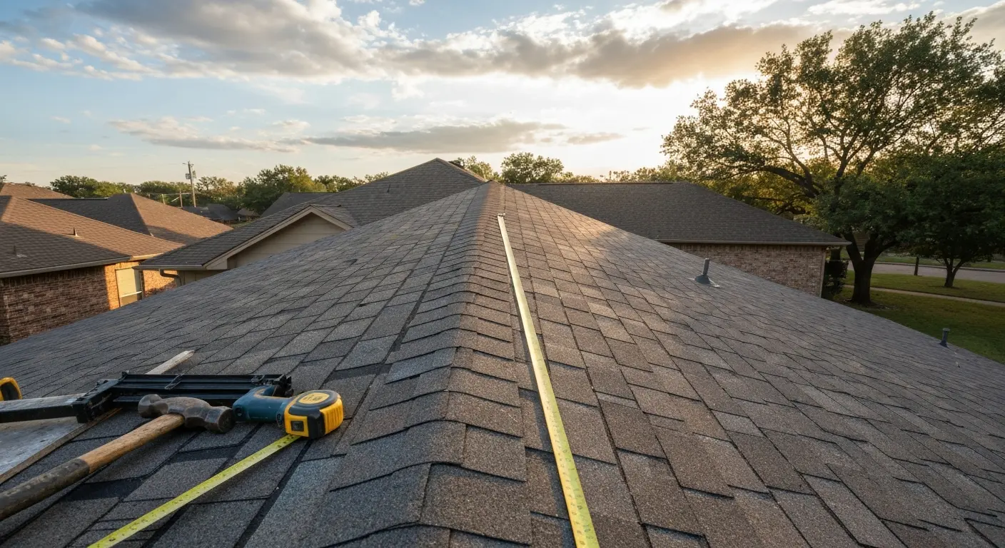 Storm damage roof repair