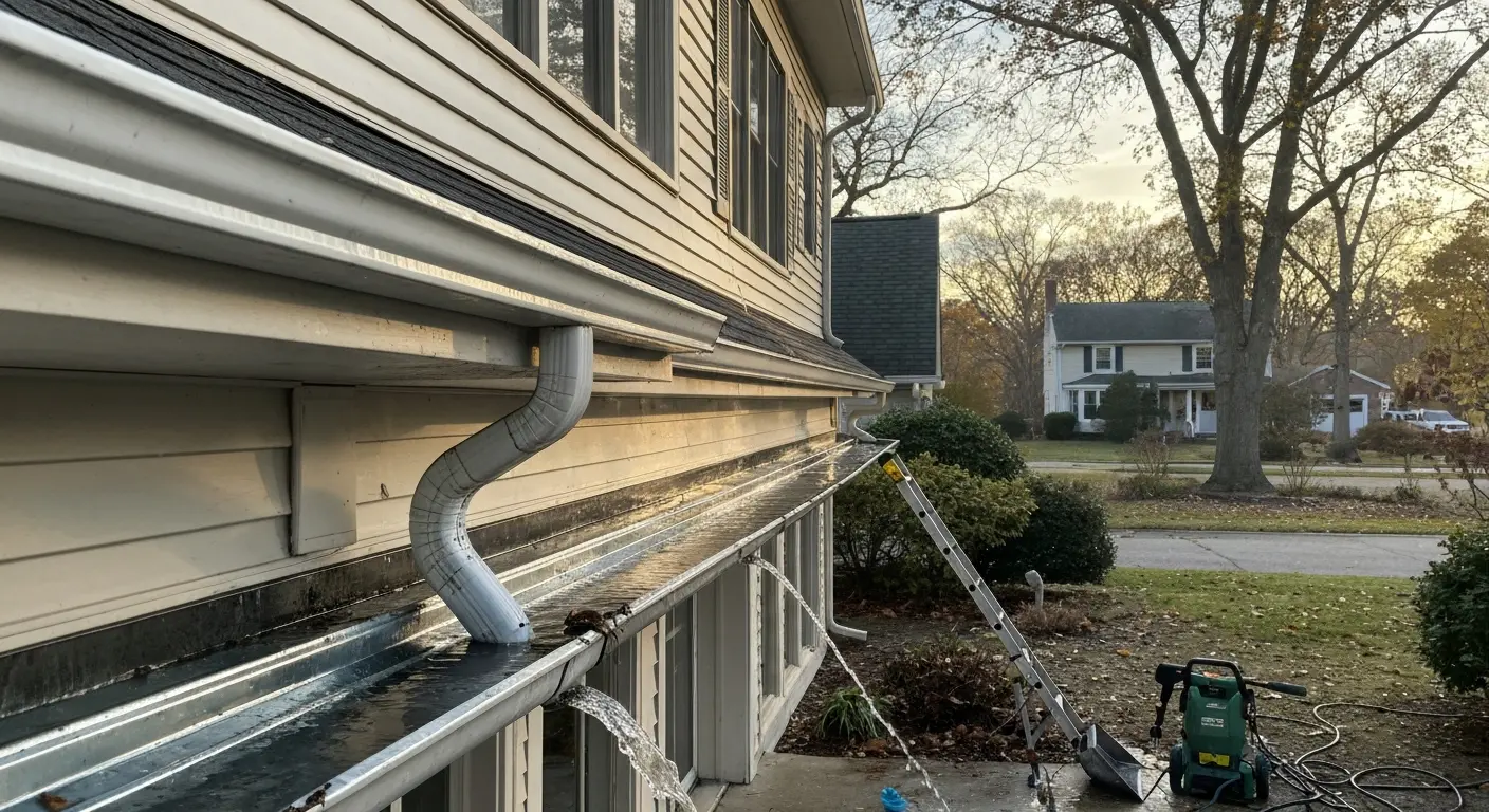 Gutter cleaning service