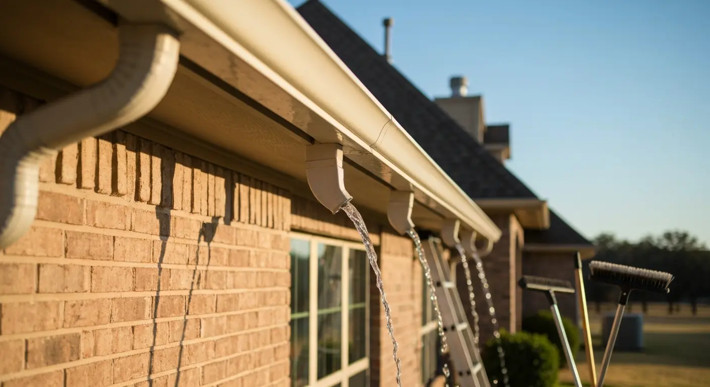 Gutter cleaning service in Edmond