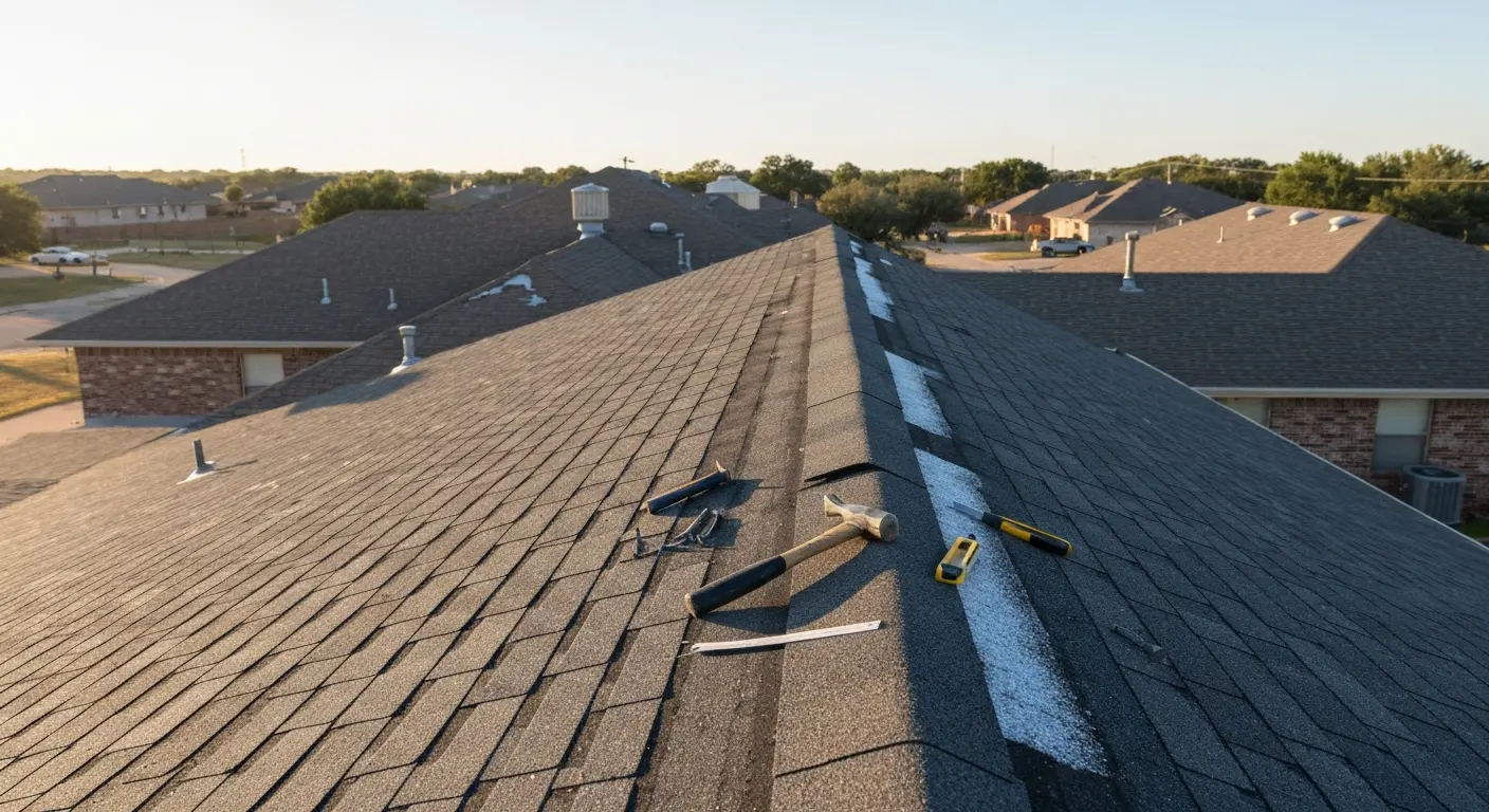 Residential roofing repair