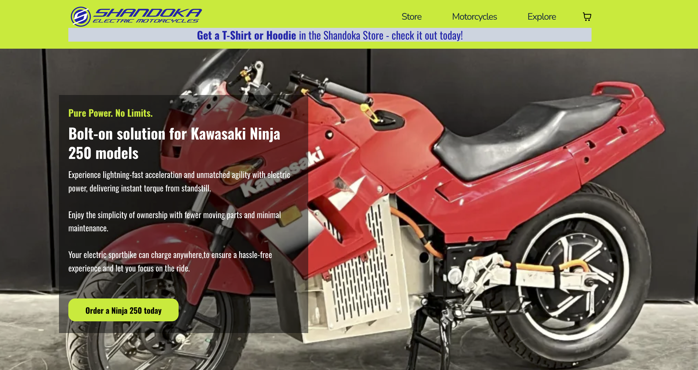 Ninja Build System:windows Shandoka EV System for Ninja 250