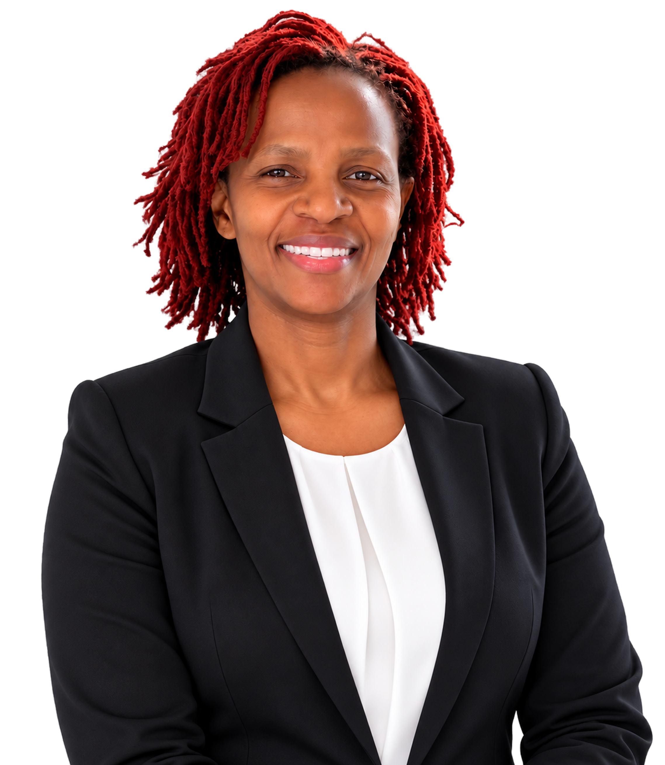 Financial strategist smiling