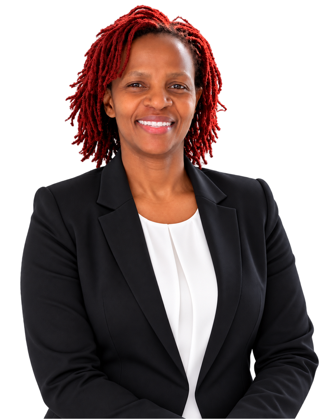 Financial strategist smiling