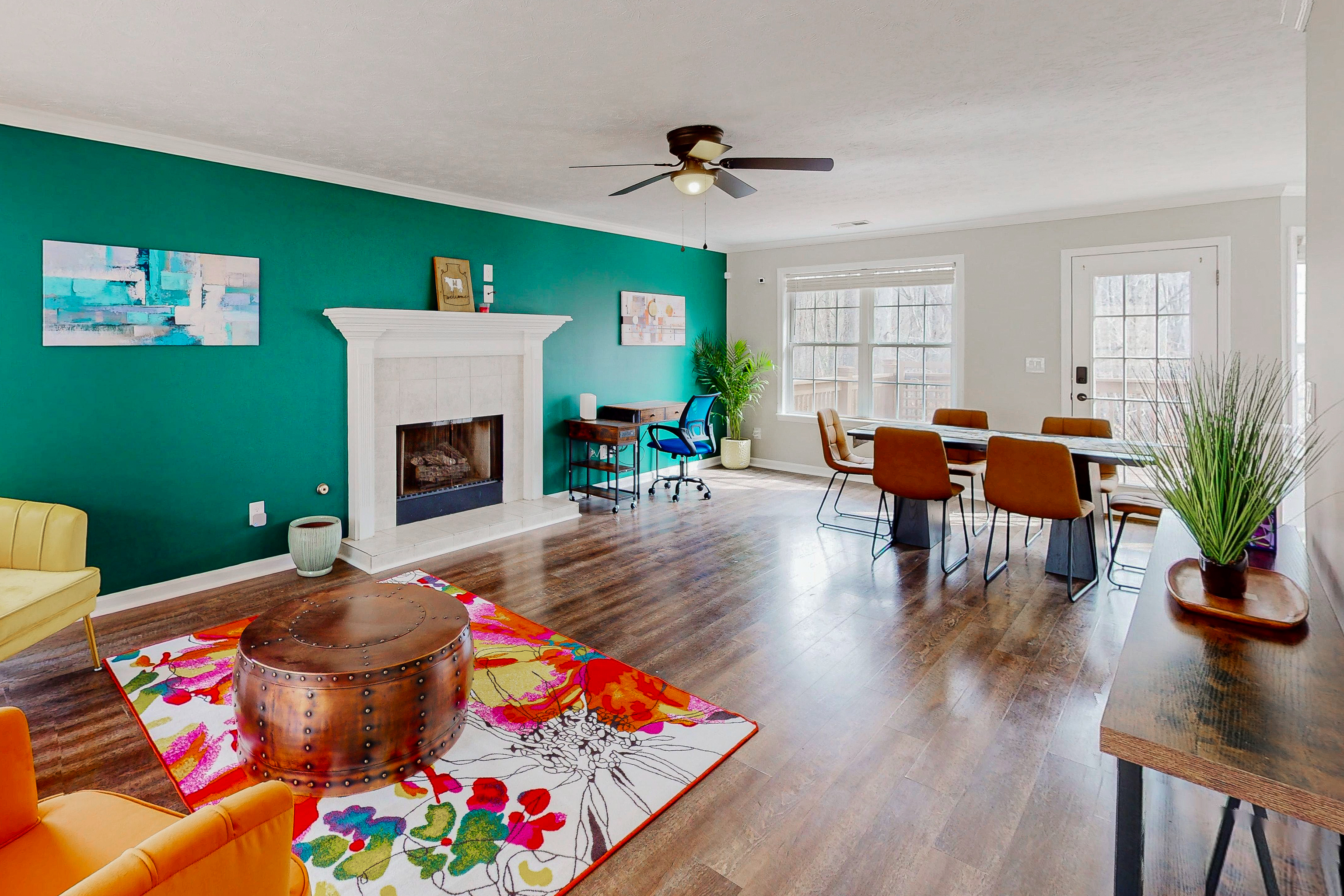 Purposefully designed co-living home after transformation