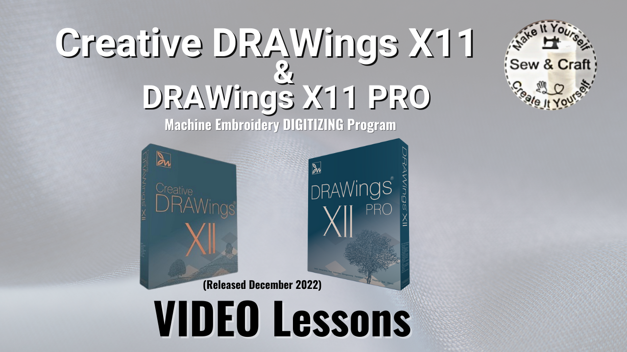 Creative DRAWings XII and DRAWings XII PRO VIDEO Lessons