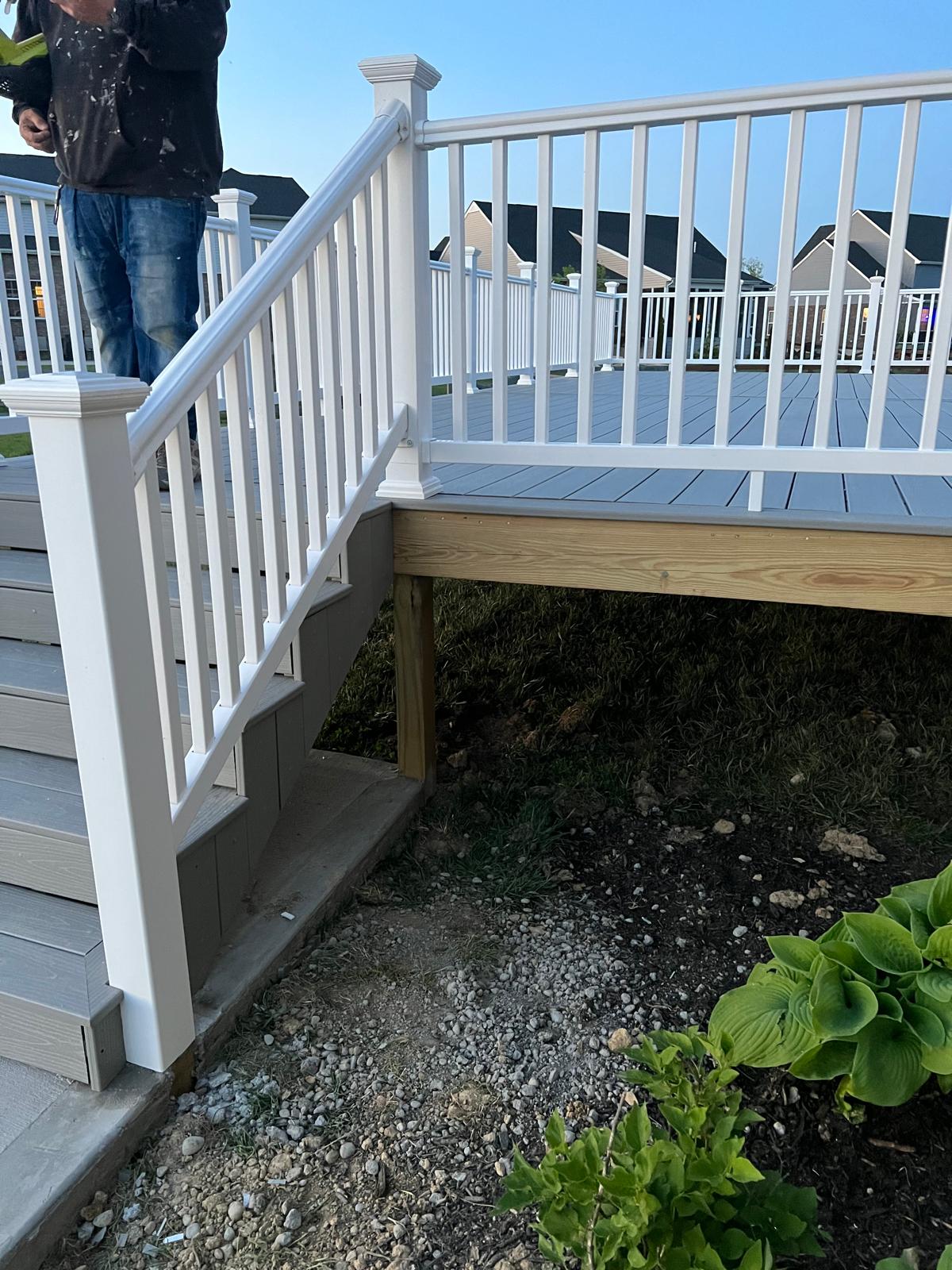 Porch renovation project completed by Mabella Construction in Louisville, KY