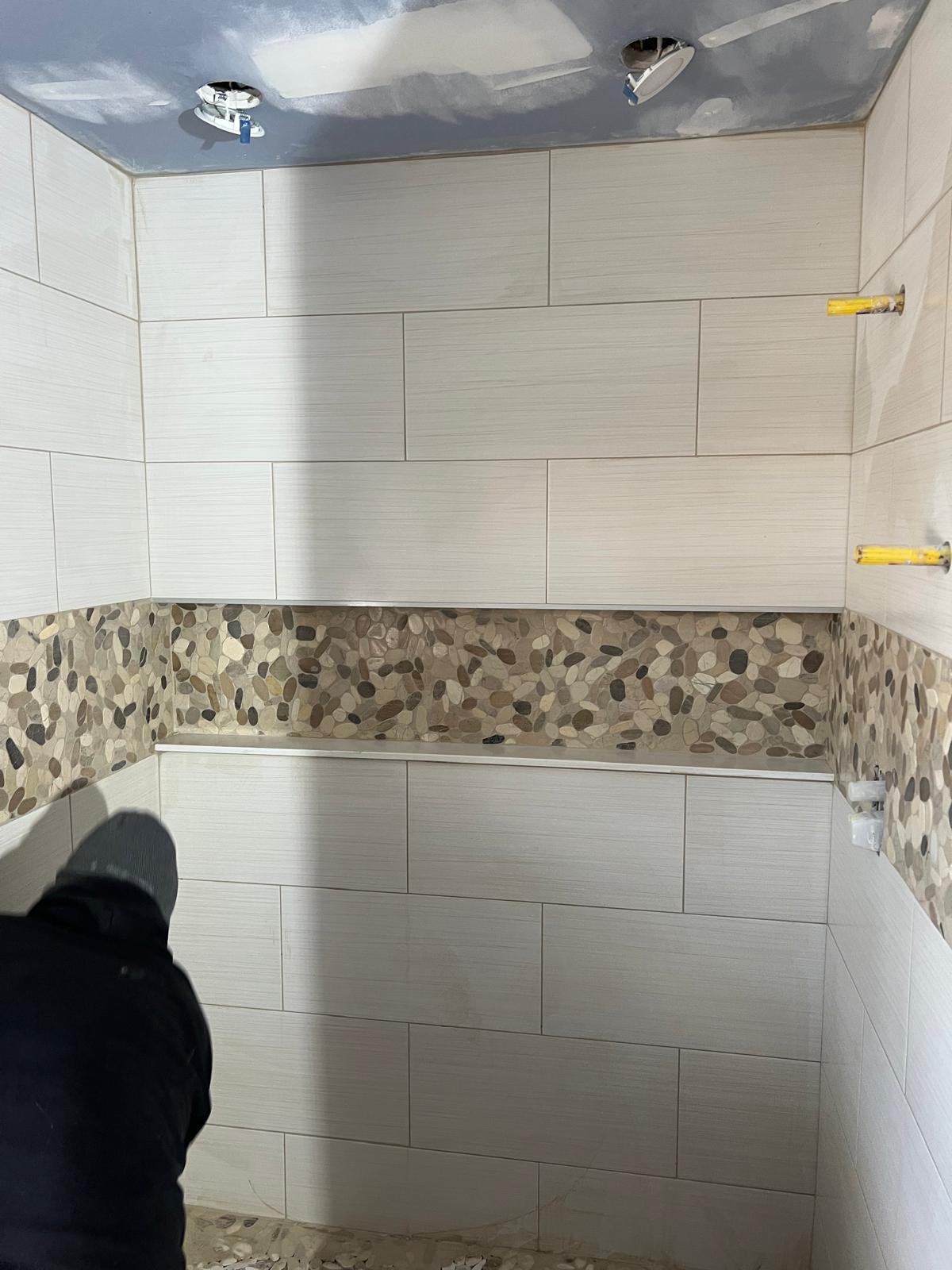 Bathroom remodeling project completed by Mabella Construction in Louisville, KY