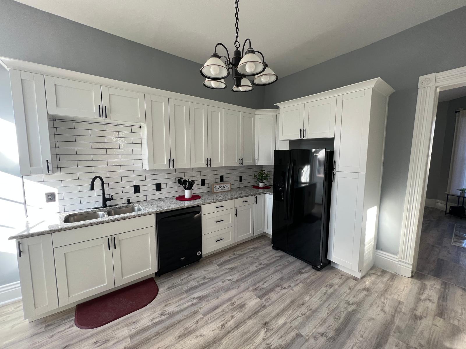 Kitchen remodeling project completed by Mabella Construction in Louisville, KY