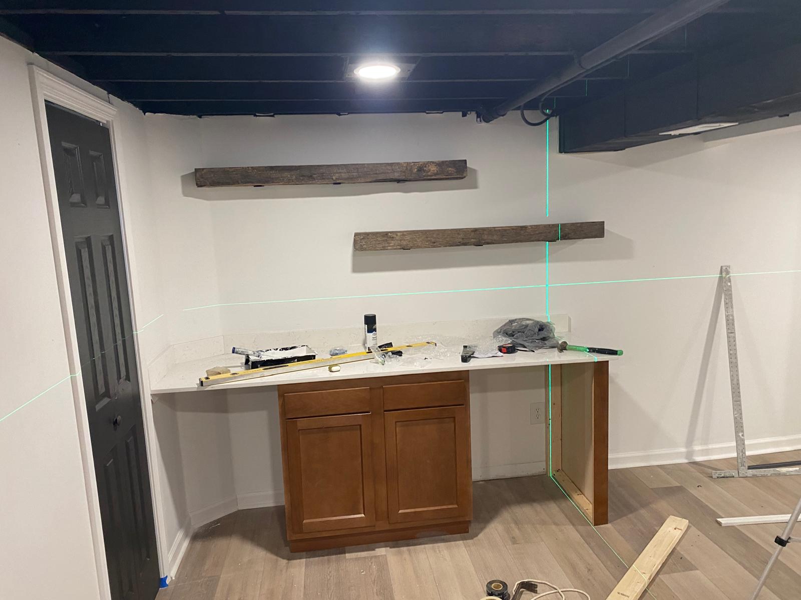 Interior renovation project completed by Mabella Construction in Louisville, KY