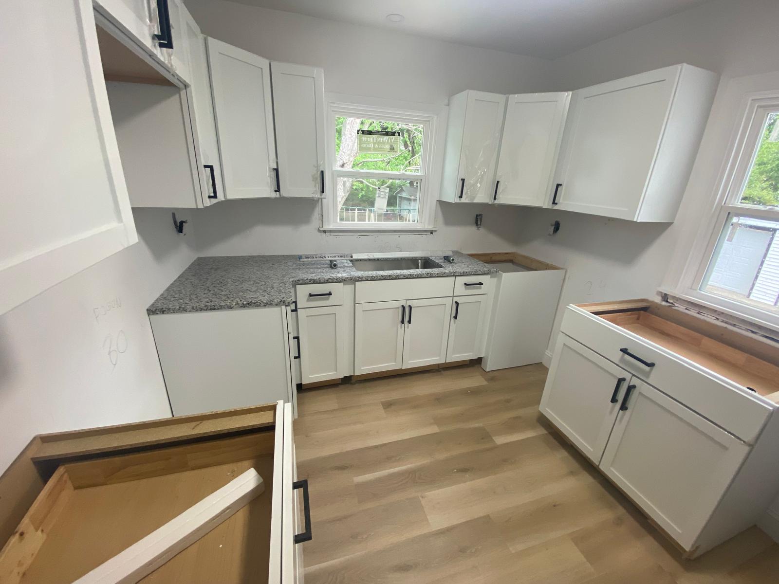 Kitchen remodeling project completed by Mabella Construction in Louisville, KY