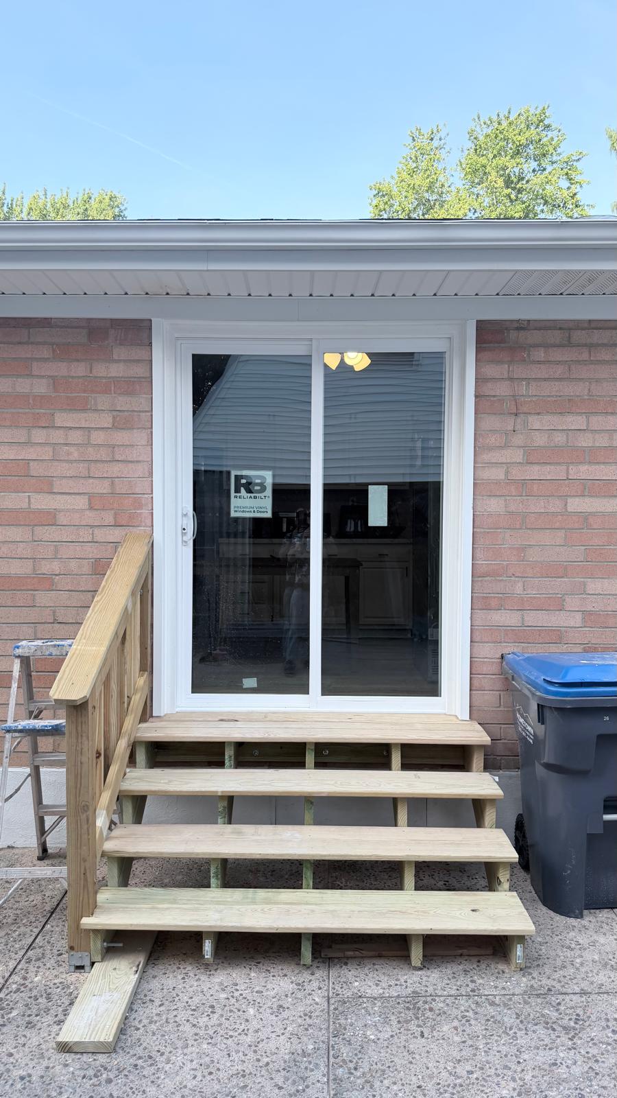 Ramp construction project completed by Mabella Construction in Louisville, KY