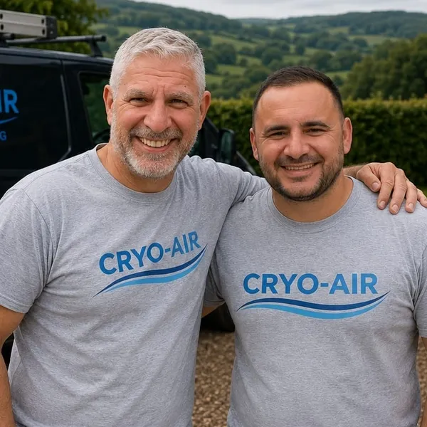 Thomas and Ledion, the owners of Cryo-Air