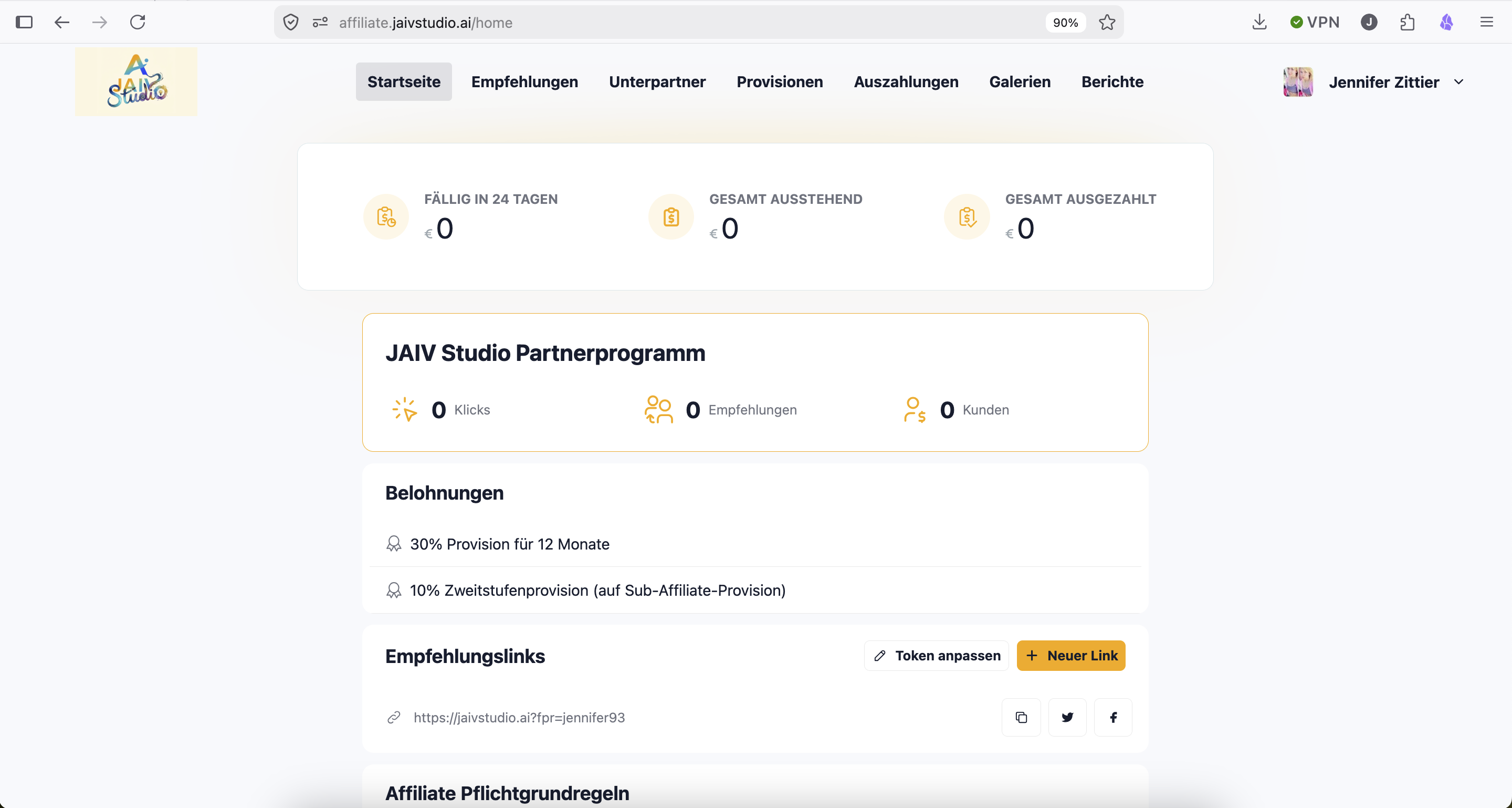 Das Affiliate-Portal: Klicks, Kunden und Provisionen in Echtzeit
