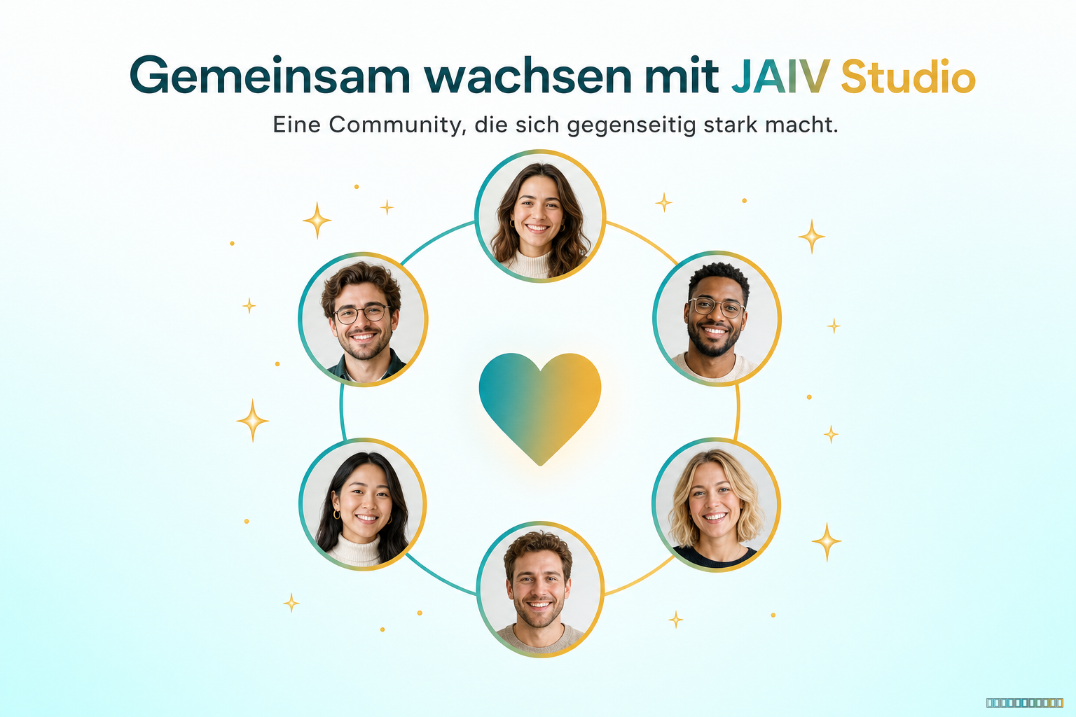 Gemeinsam wachsen mit JAIV Studio: eine Community, die sich gegenseitig stark macht