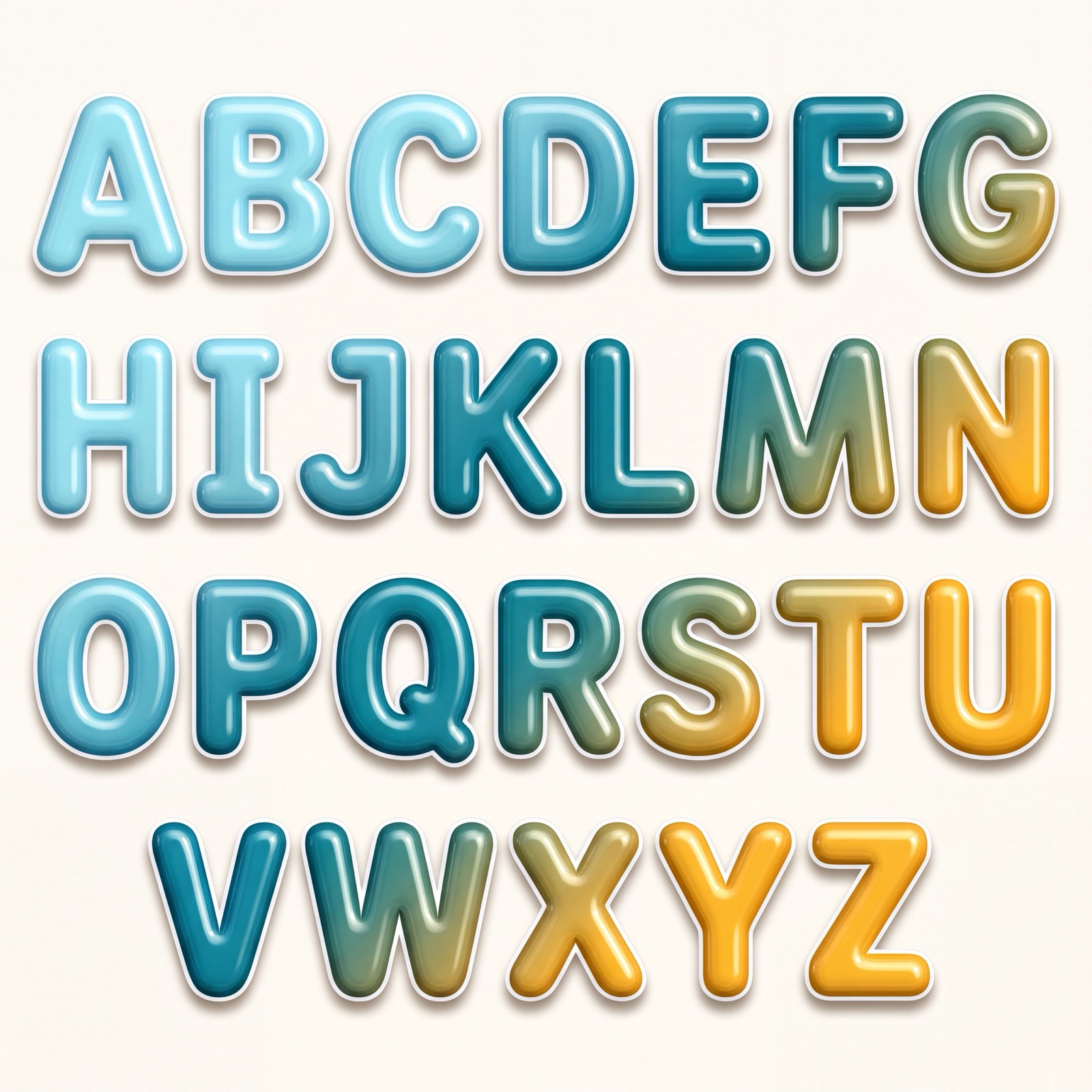 Schriftart Gradient