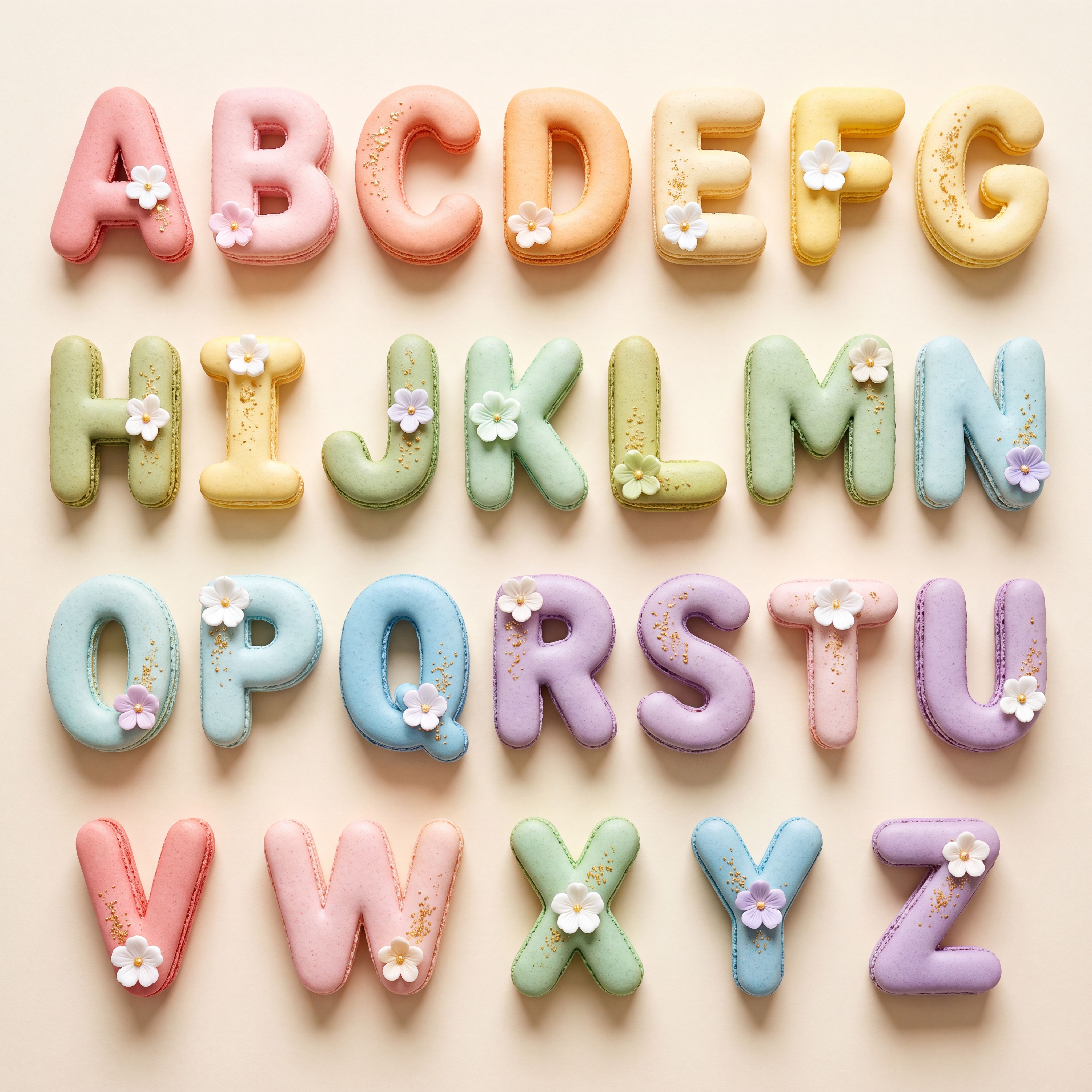 Schriftart Macaron