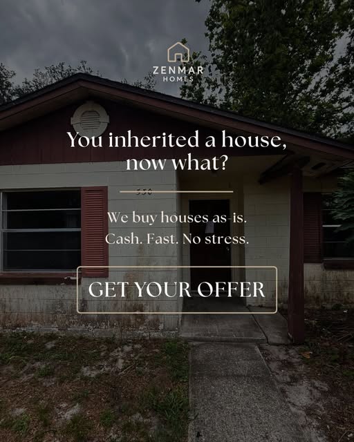 Inherited concrete-block house in Orlando, sold as-is for cash