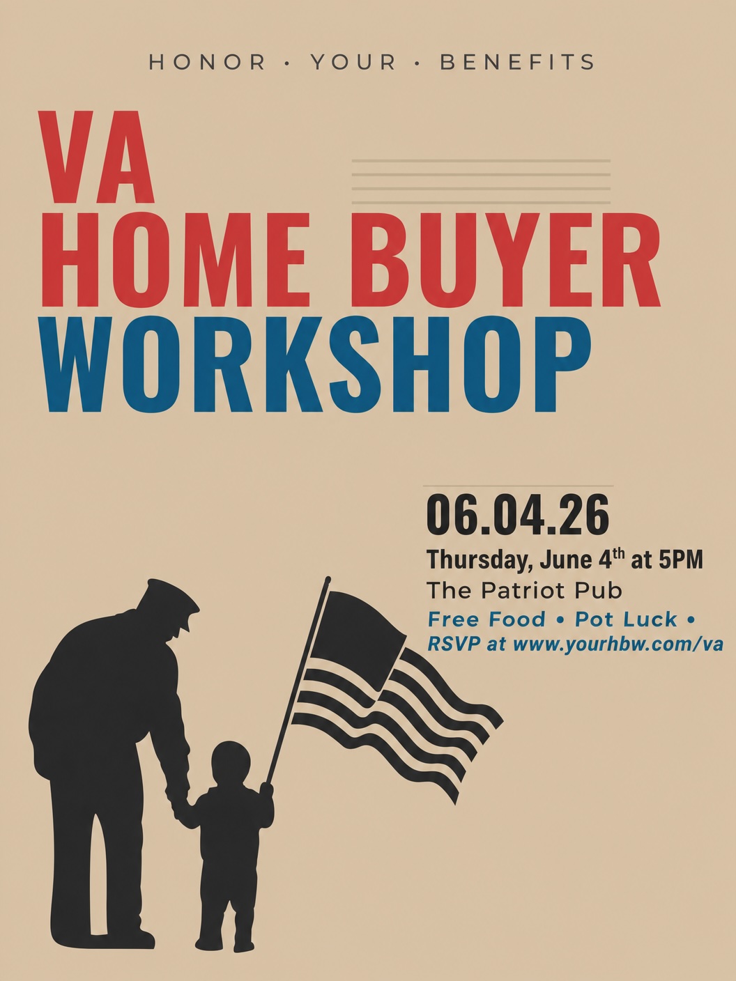VAHBW VA Home Buyer Workshop — June 4 flyer